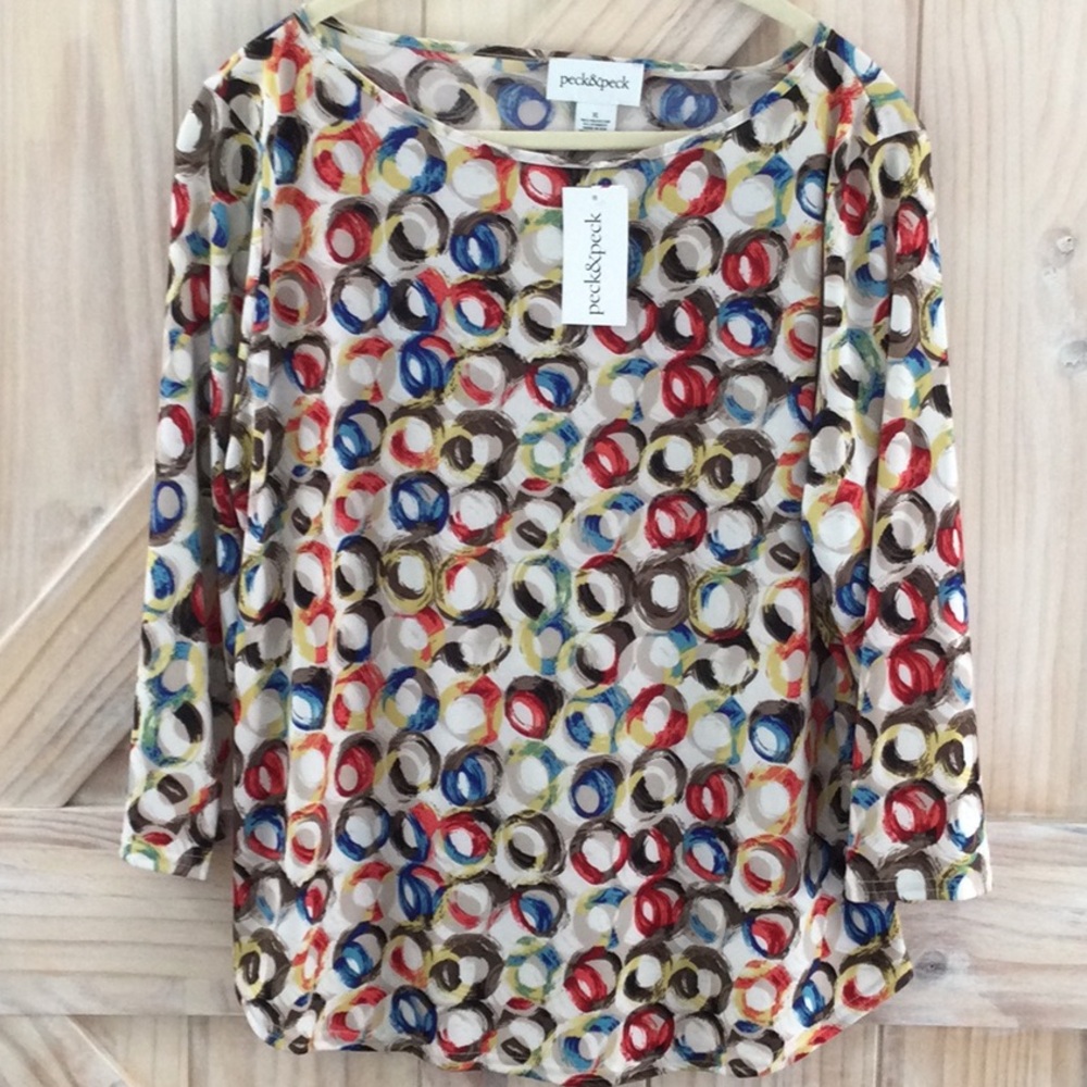 Peck&Peck top size XL NWT